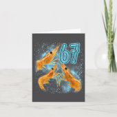 Silly Seven Six Sarcastic Lover Shrimp 67 Seafood カード (正面)