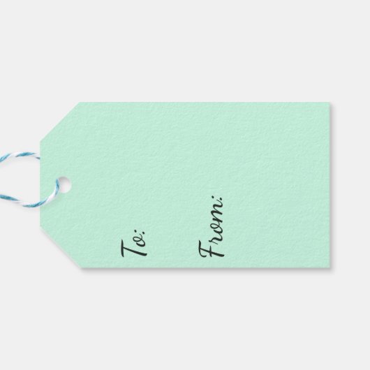 Silly Snowmen ギフトタグ (裏面横)