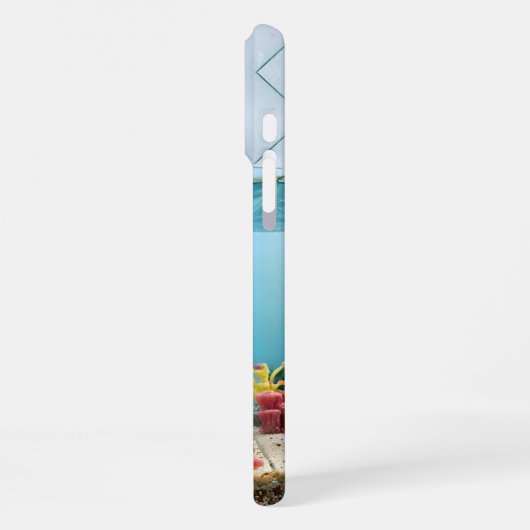 Silly Swimming Gummy Bears Custom Name  iPhoneケース (左側面)