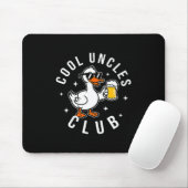 Silly Uncle Goose Cool Uncles Club Shirt Men Uncle マウスパッド (マウス)