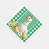 Silly White Goose スタンダードランチョンナプキン (角)