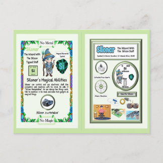 Silonarウィザード – シリコン要素 ポストカード
