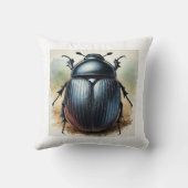 Silpha beetle 120924IREF230 - Watercolor クッション (裏面)