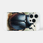 Silpha beetle 120924IREF230 - Watercolor iPhoneケース (裏面横)