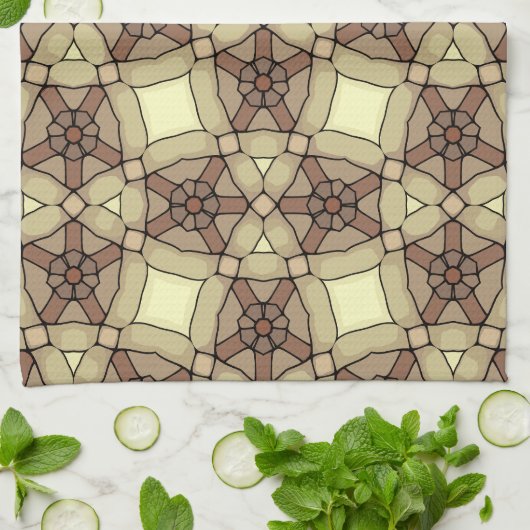 Silueta de Budapest キッチンタオル (折り畳み)