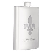 SilverフルーアdeLys Personalized Premiumのフラスコ フラスク (右)