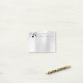 Silver 結婚 Gra Swarovskiの写真に感謝 ポストイット (デスク上)