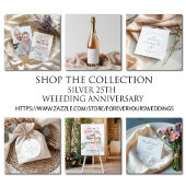 Silver 25th Anniversary ワインラベル