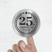 Silver 25th Anniversary Businessロゴ