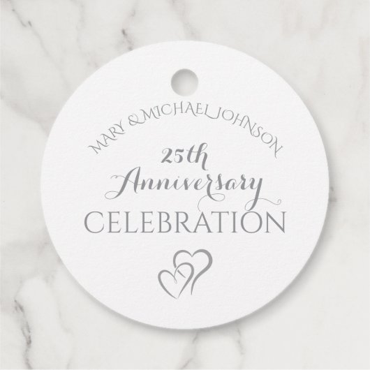 Silver 25th Anniversary Luncheon フェイバータグ (裏面)