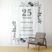 Silver 25th Anniversary Photo Booth背景 タペストリー (インサイチュ)
