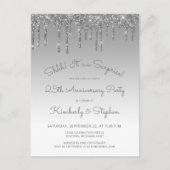 Silver 25th Anniversary Surprise Party ポストカード (正面)