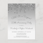 Silver 25th Anniversary Surprise Party ポストカード (正面)