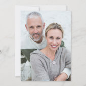 Silver 25th Anniversary wlith Photo 招待状 (裏面)