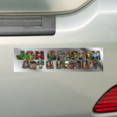 Silver.aiのマスターの旗2011.ai バンパーステッカー (車上)