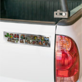 Silver.aiのマスターの旗2011.ai バンパーステッカー (トラック上)