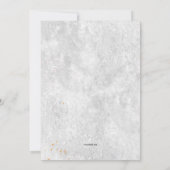 Silver and Gold Frame Holiday Party 招待状 (裏面)