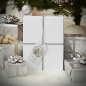 Silver and gold nativity Christmas ギフトタグ