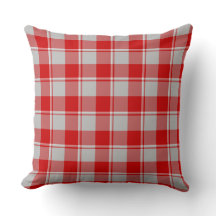 Silver and Guardsman Red Plaid