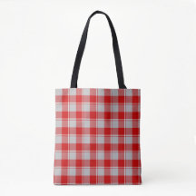 Silver and Guardsman Red Plaid
