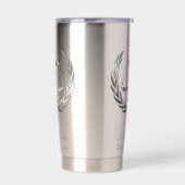 Silver Attorney Scales of Justice Custom 保温保冷タンブラー (左面)
