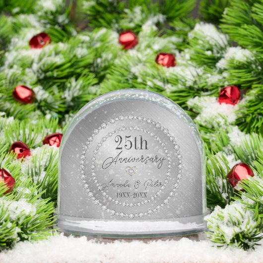 Silver Background And Diamonds Wedding Anniversary (クリスマス)