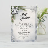 Silver Bells and Snowflakes Christmas Party 招待状 (スタンド正面)