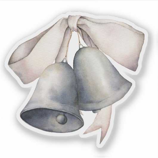 Silver Bells Merry Christmas シール (正面)