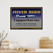 Silver Bird Suppositoriesポスター ポスター (キッチン)