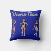 Silver Blue Twist Dancer #2 クッション (裏面)