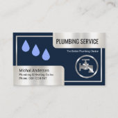 Silver Box Corner Plumbing Frame 名刺 (正面)