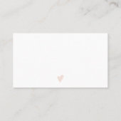 Silver brush font chic white order thank you 名刺 (裏面)