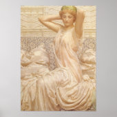 Silver by Albert Joseph Moore, Victorian Fine Art ポスター (正面)