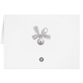 Silver Christmas Photo 結婚's Thank You (裏面横)