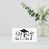 Silver Class of 2027 Graduation 名刺 (スタンド正面)