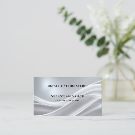 Silver Cloth Classic 名刺 (スタンド正面)