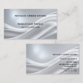 Silver Cloth Classic 名刺 (正面/裏面)