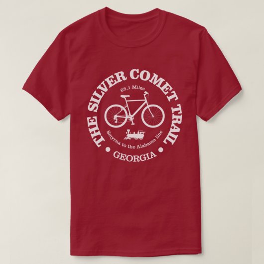 Silver Comet Trail (cycling) Tシャツ (デザイン正面)