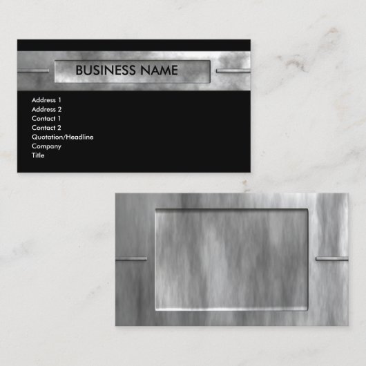 silver_company_center 名刺 (正面/裏面)