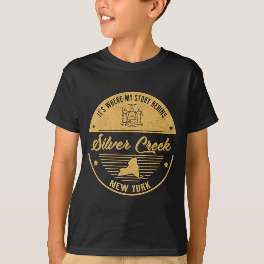 Silver Creek New York Its Where My Story Begins  Tシャツ (正面)