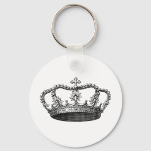 Silver Crown Gift Item You Personalize キーホルダー