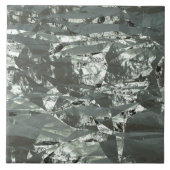 Silver Crumpled Foil タイル (正面)
