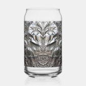 Silver Cyborg - by ID AD Art Gabi Zapf ガラス缶 (正面)