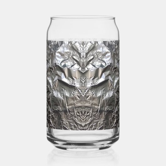 Silver Cyborg - by ID AD Art Gabi Zapf ガラス缶 (正面)