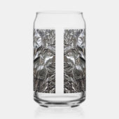 Silver Cyborg - by ID AD Art Gabi Zapf ガラス缶 (右)