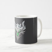 Silver Dragon Emblem コーヒーマグカップ (正面右)