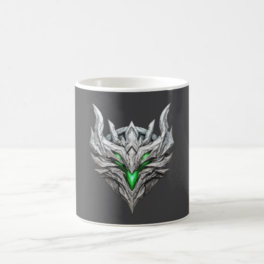 Silver Dragon Emblem コーヒーマグカップ (中央)