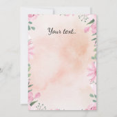 Silver Easter Egg with photo 招待状 (裏面)