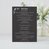 Silver Elegance Collection Wedding Details Card エンクロージャーカード (スタンド正面)