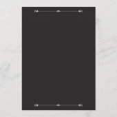 Silver Elegance Collection Wedding Invitation 招待状 (裏面)